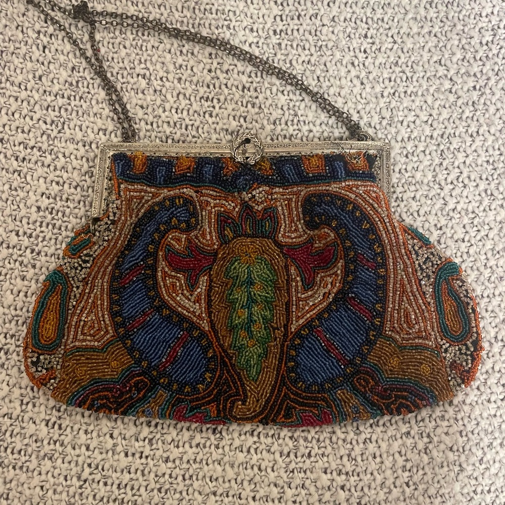 Vintage beaded clutch
